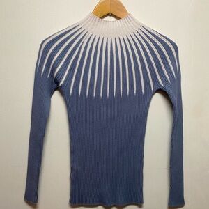 SHEIN Ribbed Bodycon Long Sleeve Knit Top: Size 12